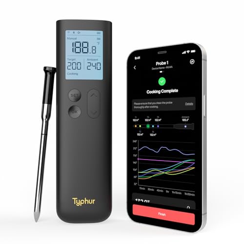 Sync Bluetooth Smart Meat Thermometer with WiFi | BBQ Grill