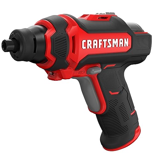 CRAFTSMAN 4V Cordless Screwdriver with Charger & Bits