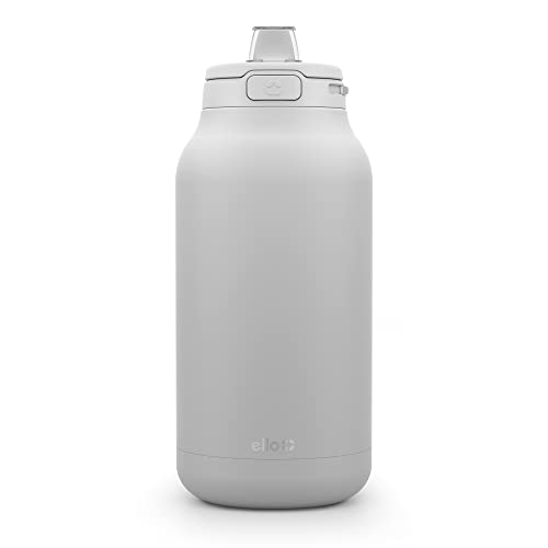 Ello Hydra 64oz Insulated Stainless Steel Jug, Leak-Proof, Grey