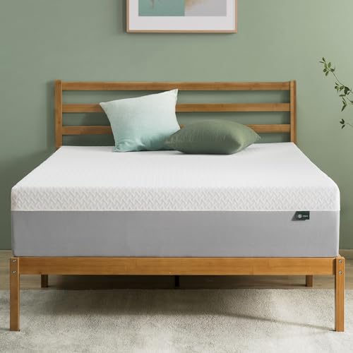 ZINUS 12″ Green Tea Memory Foam Mattress, Queen, Medium Feel