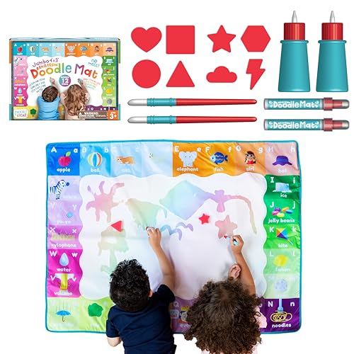 Chuckle & Roar Doodle Mat: Mess-Free Watercolor for Toddlers