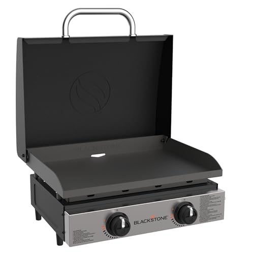 Blackstone 22” Tabletop Griddle with Hood, Black