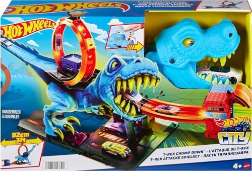 Hot Wheels T-Rex Track Set with 1:64 Car