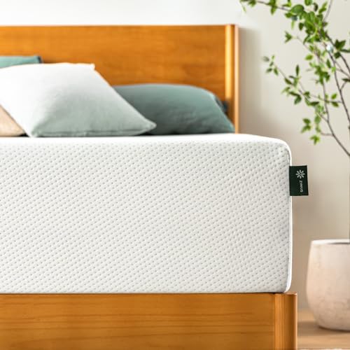ZINUS 10″ Green Tea Memory Foam Mattress, Queen, Medium Firm