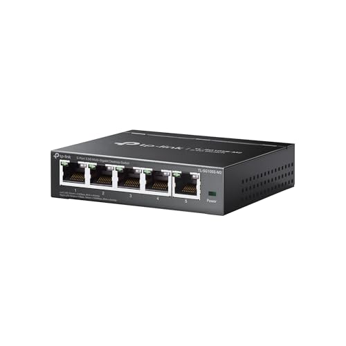 TP-Link TL-SG105S-M2 5-Port 2.5G Ethernet Switch, Unmanaged