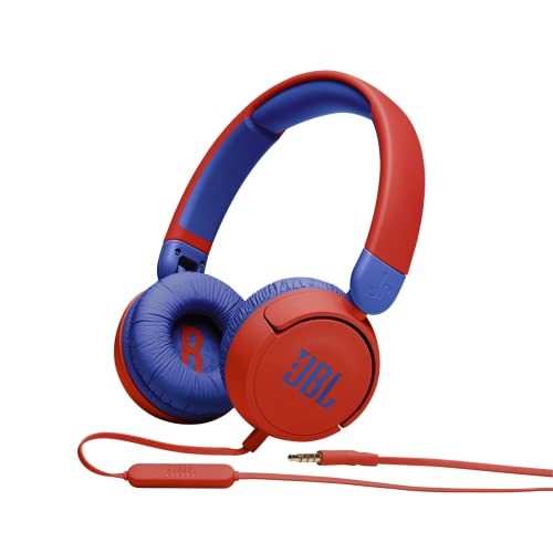 JBL JR 310 Kids On-Ear Headphones – Red/Blue