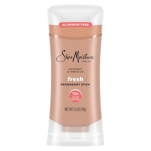 Shea Moisture Coconut Hibiscus Deodorant, 72h Odor Control, 2.6 oz
