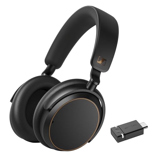 Sennheiser ACCENTUM Bluetooth Headphones – 50h Battery, ANC, Black/Copper