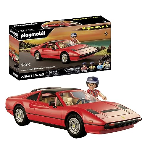 Playmobil Magnum P.I. Ferrari 308GT Set