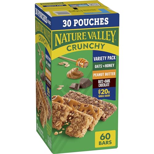 Nature Valley Crunchy Granola Bars, 60 Bars Value Pack