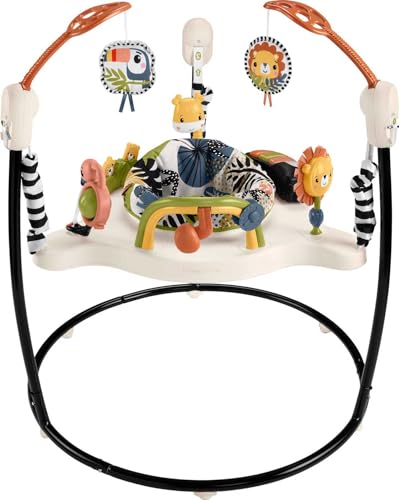Fisher-Price Palm Paradise Baby Jumperoo with Music and Toys