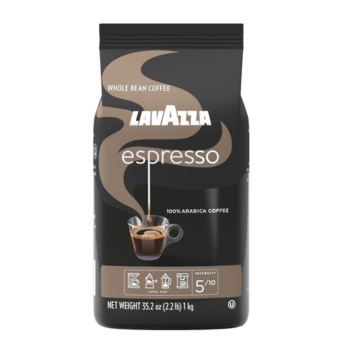 Lavazza Medium Roast Espresso Whole Bean, 2.2 lbs, Arabica