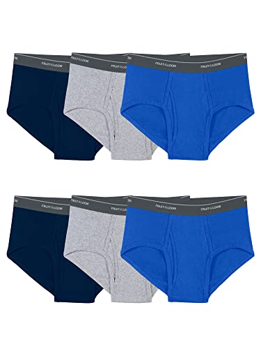 Fruit Of The Loom Men’s Cotton Briefs, 6-Pack, Large