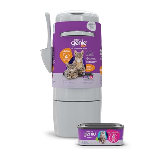 Litter Genie XL Cat Waste Pail with Jumbo Refill
