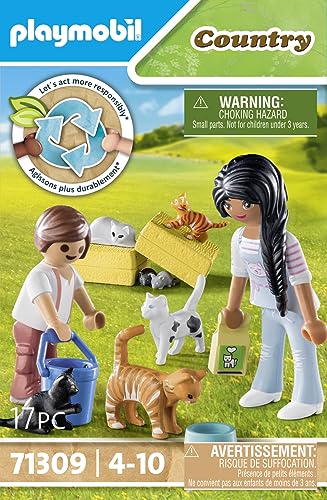 Playmobil Cat Family Playset