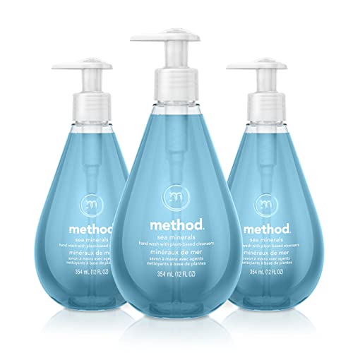 Method Sea Minerals Gel Hand Soap, 12 fl oz, 3-Pack