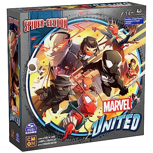 Marvel United: Spider-Geddon Strategy Game, 1-4 Players, Ages 14+