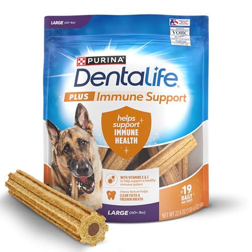 DentaLife Plus Dog Treats: Immune Support, 19 Chews, 22.6 oz.