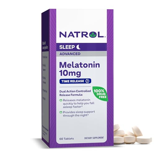 Natrol 10mg Melatonin Time Release Sleep Aid, 60 Tablets