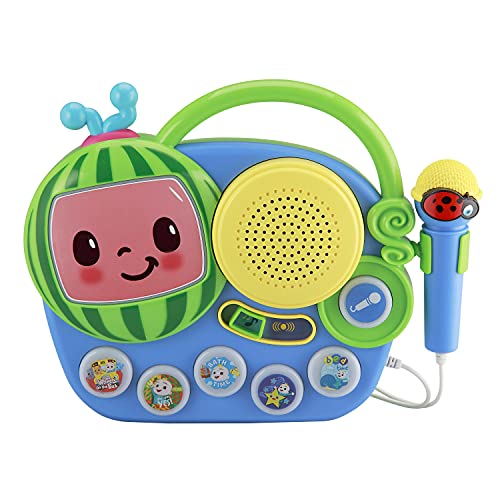 eKids Cocomelon Singalong Boombox with Mic and Music