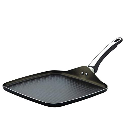 Farberware 11″ Nonstick Griddle/Flat Grill, Black