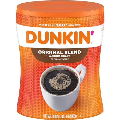Dunkin’ Medium Roast Ground Coffee, 30 oz.