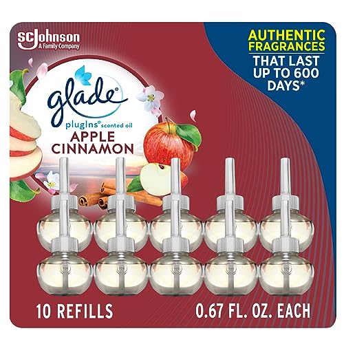 Glade Apple Cinnamon PlugIns Refills, 10 Count