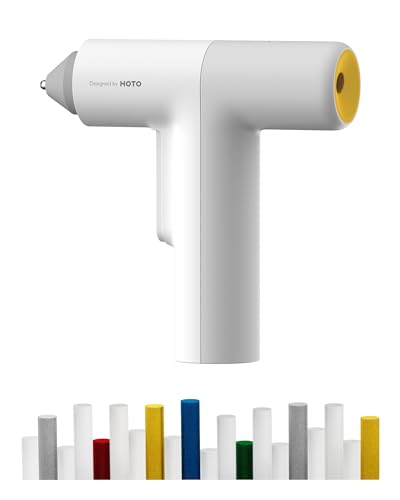 HOTO Cordless Glue Gun Kit – Fast Heating, Safe, 40 Sticks