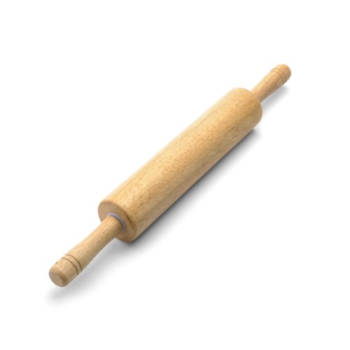 Farberware Wood Rolling Pin with Comfort Grip, 18-Inch
