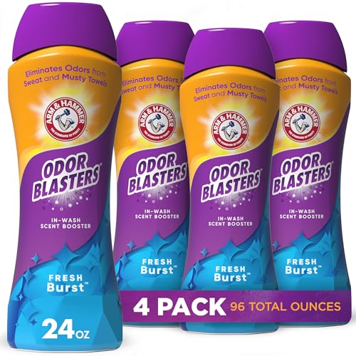 Arm & Hammer Odor Blaster Scent Booster, Fresh Burst, 4 Pack