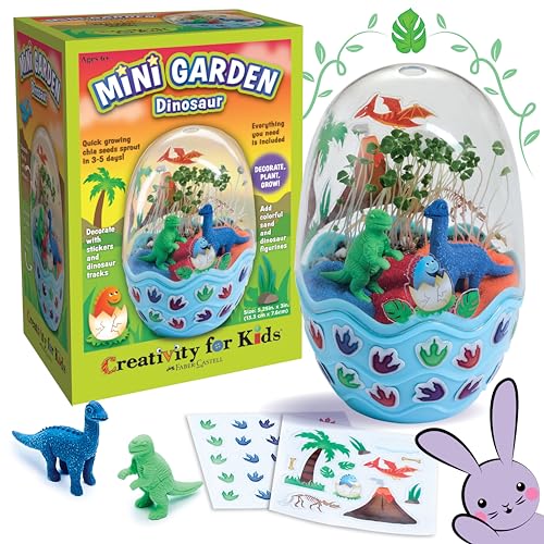 Mini Dinosaur Terrarium Kit for Kids Ages 6-8+