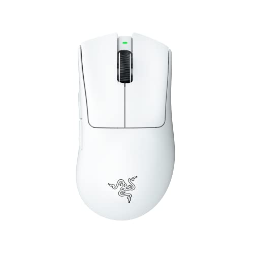 Razer DeathAdder V3 Pro Wireless Gaming Mouse – 64g, 30K DPI, White