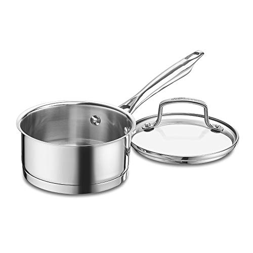 Cuisinart Professional 1-Quart Stainless Steel Saucepan with Cover