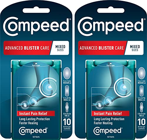 Compeed Blister Care Pads, Mixed Sizes, 20-Pack, Waterproof