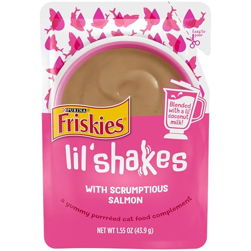 Friskies Salmon Cat Food Toppers, 16-Pack, 1.55 oz. Pouches