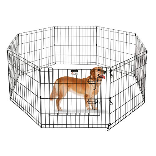 PETMAKER Foldable Metal Playpen, 8 Panels for Pets