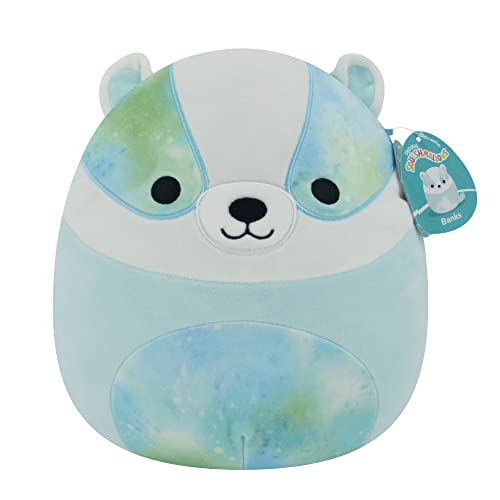 Squishmallows 12″ Blue Badger Plush – Official Kelly Toy