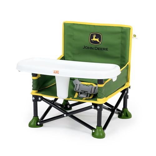 John Deere Portable Booster Seat, Indoor/Outdoor, 6 Mos – 3 Yrs