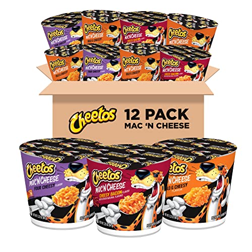 Cheetos Mac & Cheese Cups Variety Pack, 12 Count