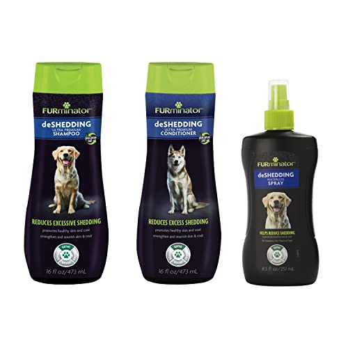 FURminator deShedding Kit for Dogs, Set of 3