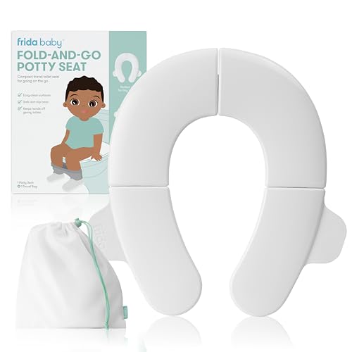 Frida Baby Fold-and-Go Travel Potty Seat with Free Bag