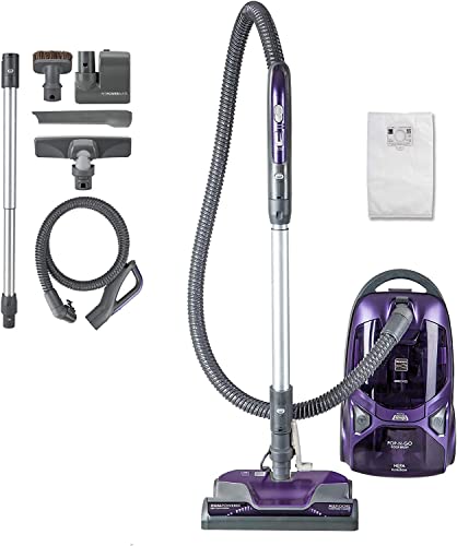 Kenmore 600 Bagged Canister Vacuum with Pet PowerMate, Purple