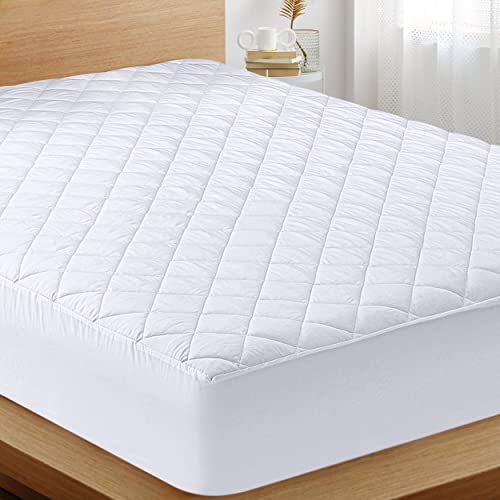 Utopia Bedding Quilted Queen Mattress Pad, Machine Washable