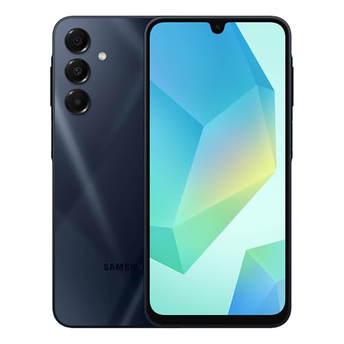 SAMSUNG Galaxy A16 5G Unlocked Smartphone, AMOLED, Fast Charging, Blue Black