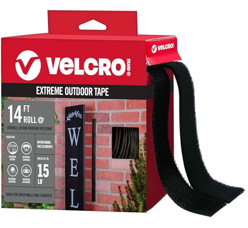 VELCRO Extreme Outdoor Mounting Tape, 15lb Hold, 14Ft Roll