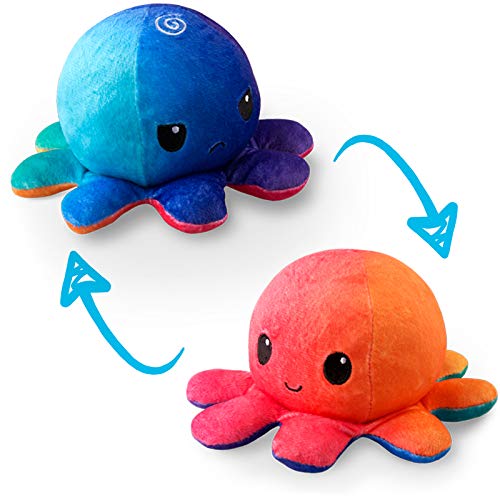 Reversible Octopus Plushie – Sunset/Mermaid Mood Toy