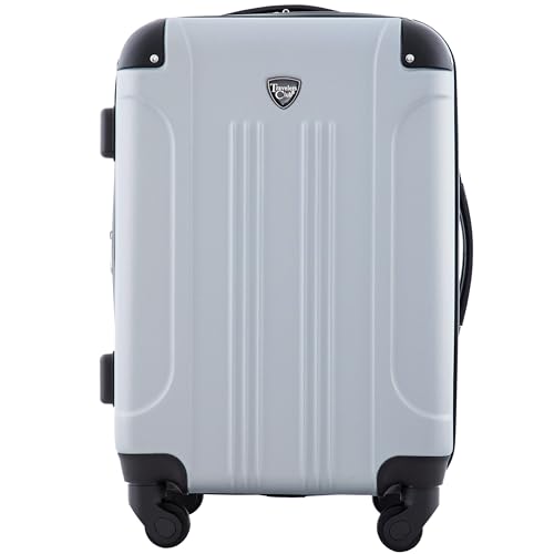 Travelers Club 20″ Silver Expandable Carry-On Spinner