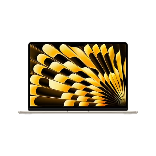 Apple 2024 MacBook Air 13″ M3, 16GB, 256GB SSD, Starlight