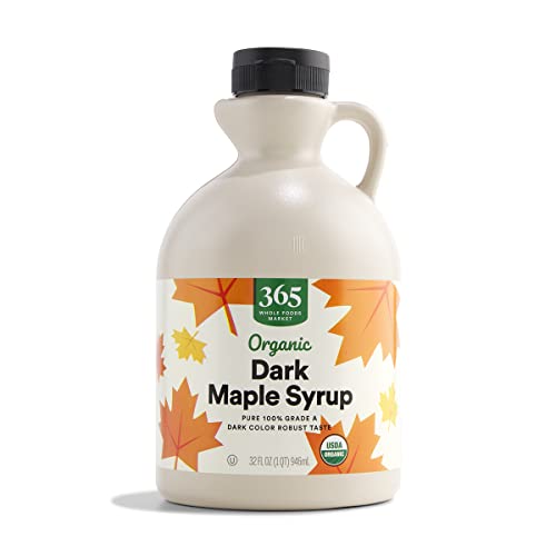 365 Whole Foods Organic Grade A Maple Syrup, 32 Fl Oz