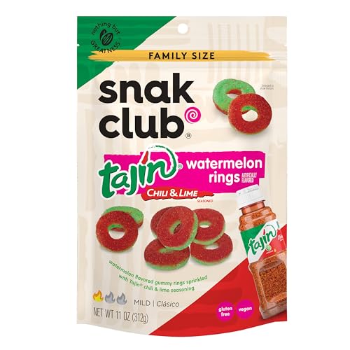 Snak Club Vegan Watermelon Rings with Tajin, 11oz